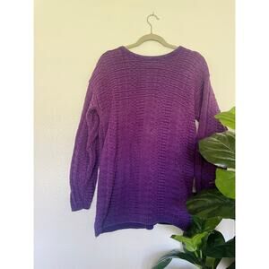 Vintage Laura Gayle Petite Size PM Purple Sweater